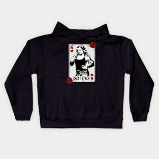 Vintage Card Becky Lynch Kids Hoodie